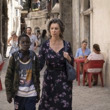 La vita davanti a se': Sophia Loren durante una scena