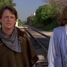 Ritorno al futuro parte III: una scena con Michael J. Fox e Elisabeth Shue