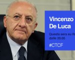 Che tempo che fa: ospiti Vincenzo De Luca, Domenico Arcuri e Carlo Verdone, stasera su Rai3