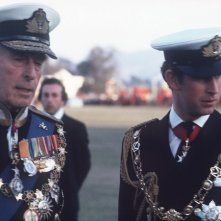 Il Principe Carlo con lo 'zio Dickie', Lord Mountbatten