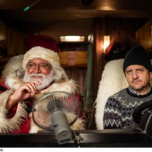 10 giorni con Babbo Natale: Diego Abatantuono e Fabio De Luigi in una scena