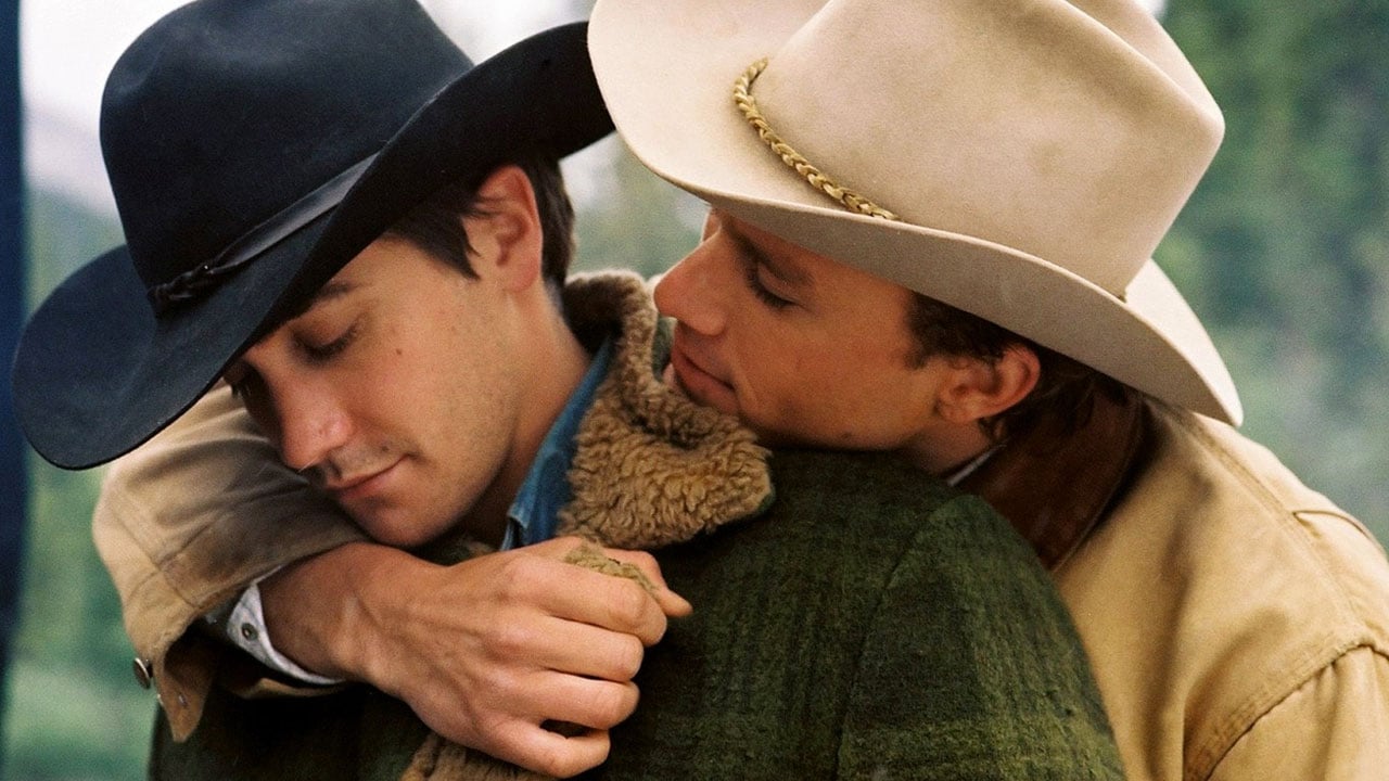 Jake Gyllenhaal e Heath Ledger in una scena