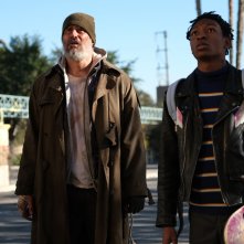Archenemy: Joe Manganiello e Skylan Brooks in una scena