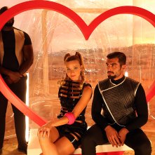 In vacanza su Marte: Fiammetta Cicogna e Francesco Bruni in  una scena