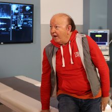 In vacanza su Marte: Massimo Boldi durante una scena