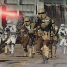 The Mandalorian 2: tropper in azione in una scena del settimo episodio