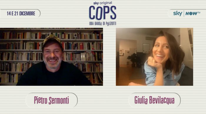 Pietro Sermonti poliziotto sui generis in Cops: “La perfezione è morte!”