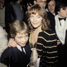 Romy Schneider con suo figlio David Haubenstock