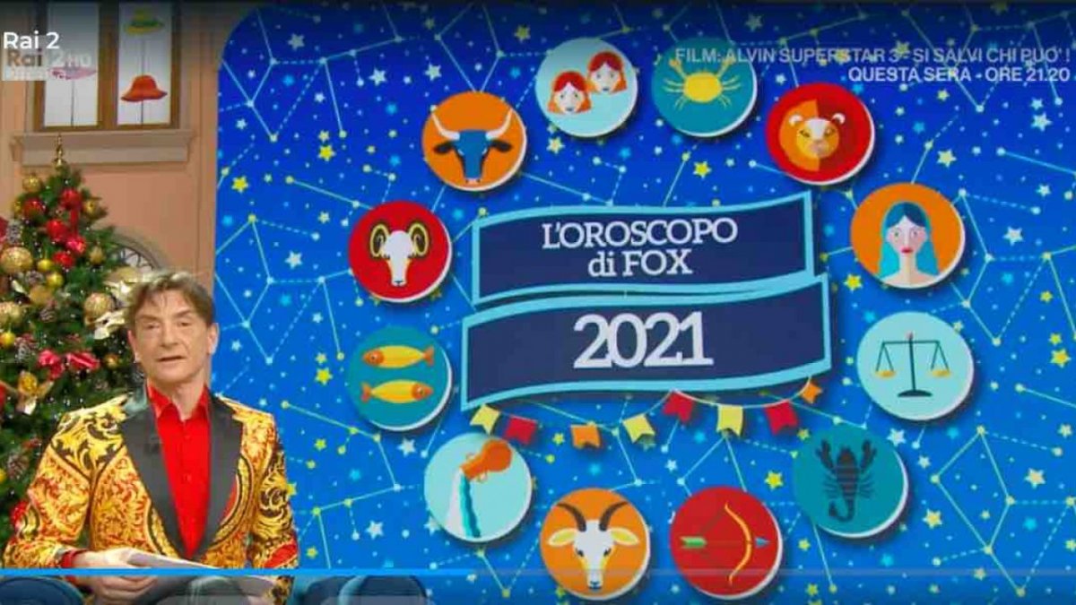 L oroscopo 2021 Di Paolo Fox Oggi A Domenica In In Diretta Su Rai1