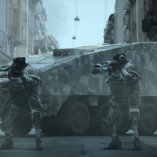 Outside the Wire: una sequenza del film