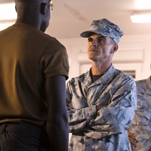 Outside the Wire: una scena del film