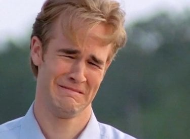 Dawsons Creek James Van Der Beek Piange