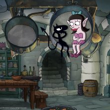 Disincanto, parte 3: Luci e Kissy in una scena della stagione