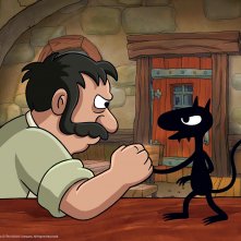 Disincanto, parte 3: Una sfida a braccio di ferro per Luci in una scena della stagione