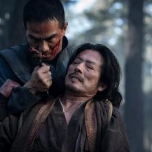 Mortal Kombat: Hiroyuki Sanada, Joe Taslim in una scena del film