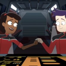 Star Trek: Lower Decks - Due dei protagonisti in un'immagine della serie