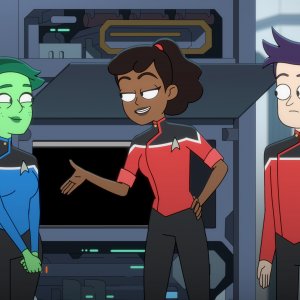 Star Trek: Lower Decks - Una scena della serie