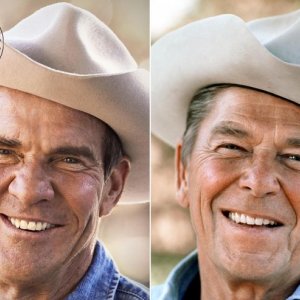 Dennis Quaid è Ronald Reagan nella prima immagine del biopic condivisa da EW