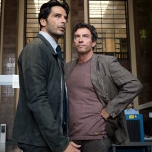 Calibro 9: Marco Bocci e Alessio Boni in una scena