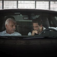 Calibro 9: Marco Bocci e Michele Placido in una scena