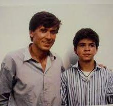 Gianni Morandi e suo figlio Marco