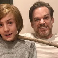 John and the Hole: Michael C. Hall e Charlie Shotwell sul set