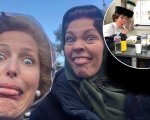 The Crown: Gillian Anderson condivide una foto pazza dal set per il compleanno di Olivia Colman
