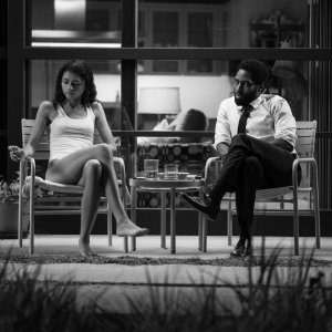 Malcolm & Marie: Zendaya e John David Washington in una scena