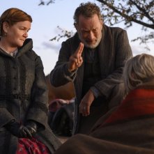 Notizie dal mondo: Tom Hanks in un momento del film