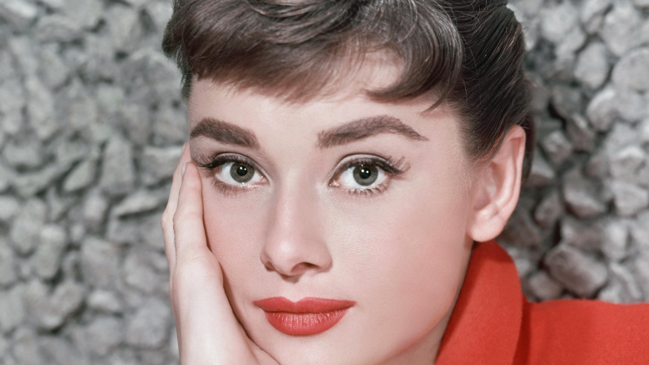 Primo piano di Audrey Hepburn