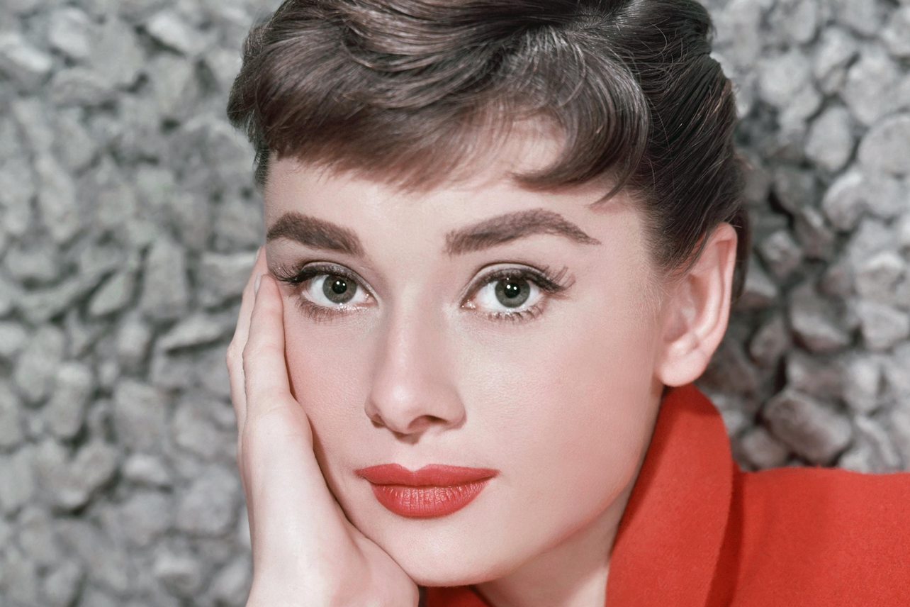 Primo piano di Audrey Hepburn