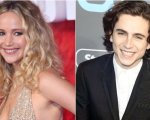 Jennifer Lawrence e Timothée Chalamet: il bacio sul set di Don't Look Up è travolgente