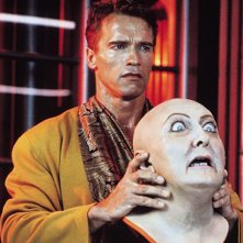 Atto di forza: Arnold Schwarzenegger in una scena del film