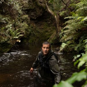 Scuola di sopravvivenza: Missione safari, Bear Grylls in una scena