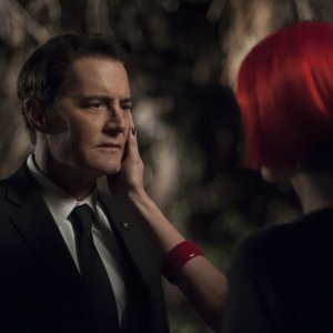 I segreti di Twin Peaks: Laura Dern e Kyle McLachlan in una scena