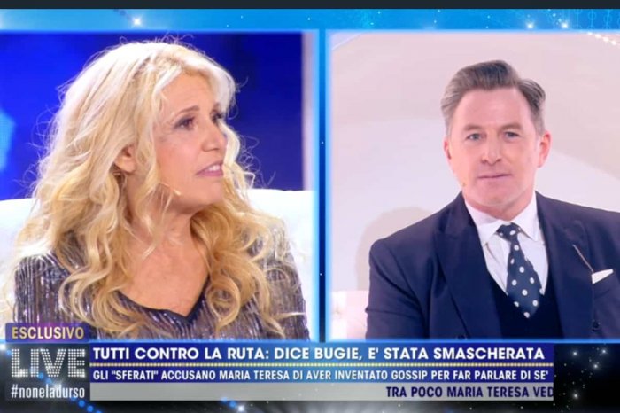 Maria Teresa Ruta rifiuta il confronto con Filippo Nardi da Barbara D'Urso