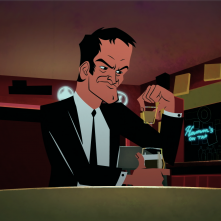 QT8 - Quentin Tarantino – The First Eight: una scena d'animazione