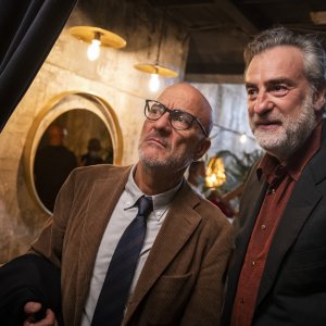 Tutta colpa di Freud: Claudio Bisio e Max Tortora in una scena