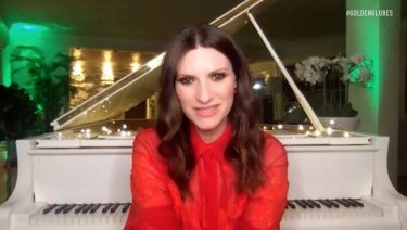 Laura Pausini Golden Globe 2021