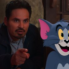 Tom & Jerry: Michael Peña e Tom in una scena