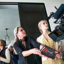 Deadly Illusions: Anna Elizabeth James e Greer Grammer sul set