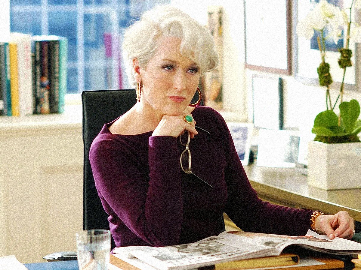 Una foto di Meryl Streep in il Diavolo veste Prada