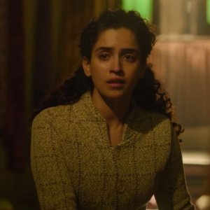 Pagglait: Sanya Malhotra in una scena del film