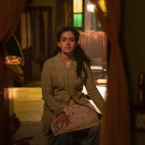 Pagglait: Sanya Malhotra in una scena