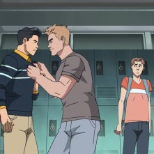 Invincible: confronto tra adolescenti in una scena della serie Prime Video