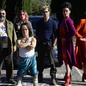 La banda dei tre: un'immagine del cast