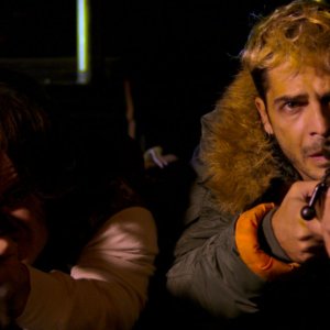 La banda dei tre: Marco Bocci in una sequenza