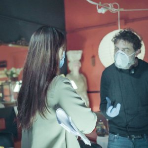 Covid 19 -  Il virus della paura: un'immagine dal set