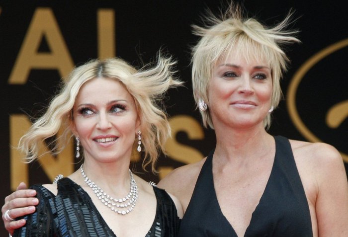 Sharon Stone su Madonna: "I media hanno cercato di metterci l'una contro l'altra"