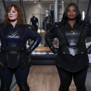 Thunder Force: Melissa McCarthy, Octavia Spencer in una scena